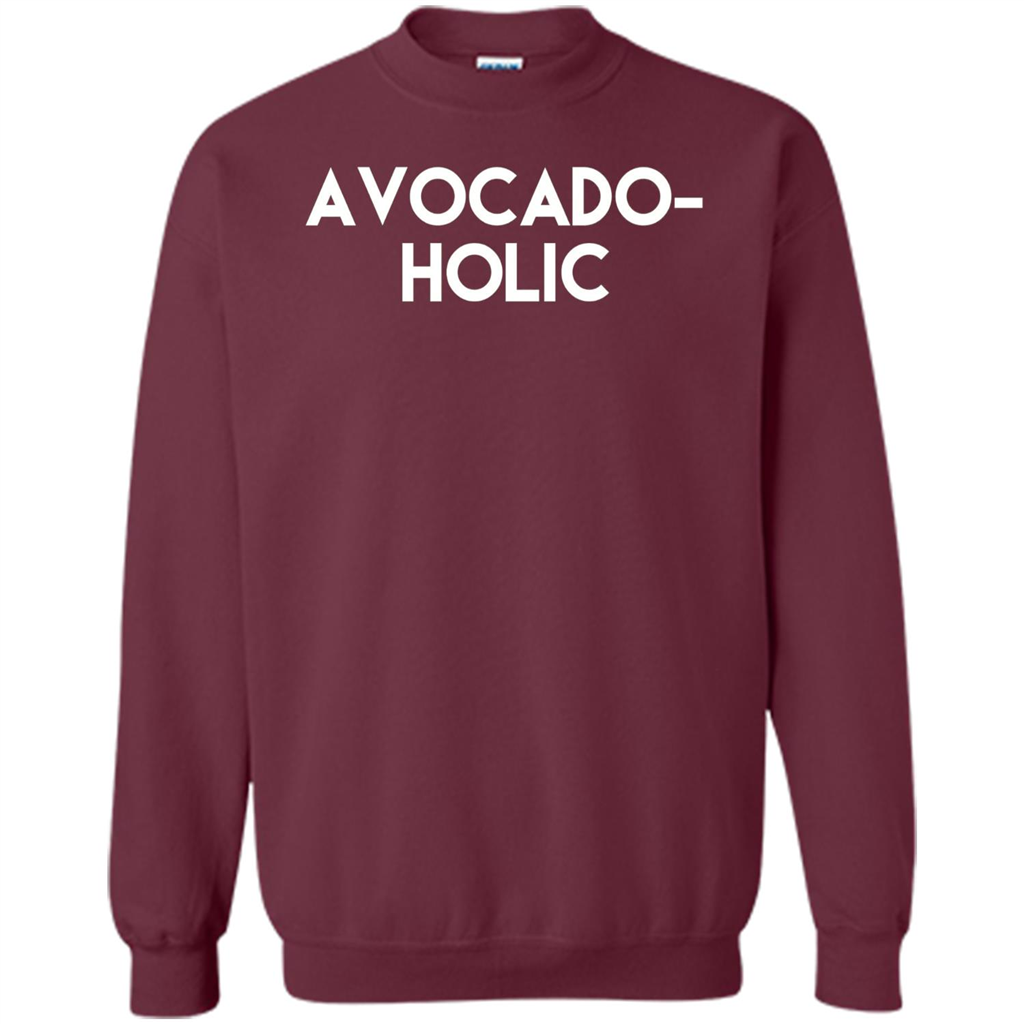 Avocado-Holic Avocado Funny Humorous Trending T-shirt Maroon