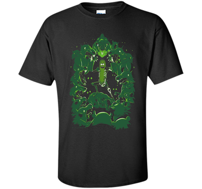 Pickle Rick Vs The Rats T-shirt Black