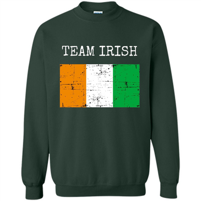 Irish Clothing Irish Flag Shirt Fighting Team T-shirt Forest Green