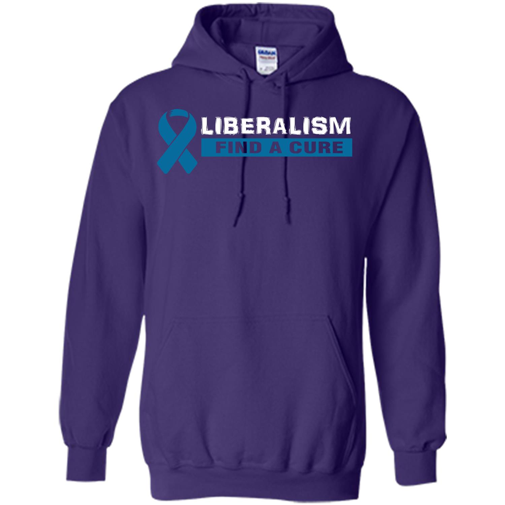 Cancer Awareness T-shirt Liberalism Find A Cure T-shirt Purple