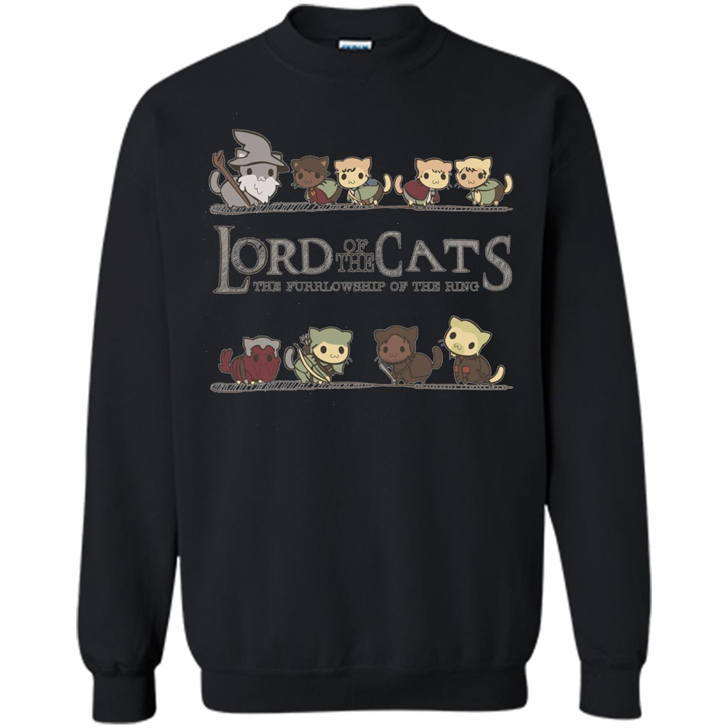 Lord Of Cats Funny T-shirt For Cat Lovers T-shirt Gold