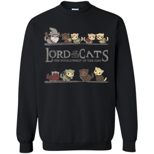 Lord Of Cats Funny T-shirt For Cat Lovers T-shirt Gold
