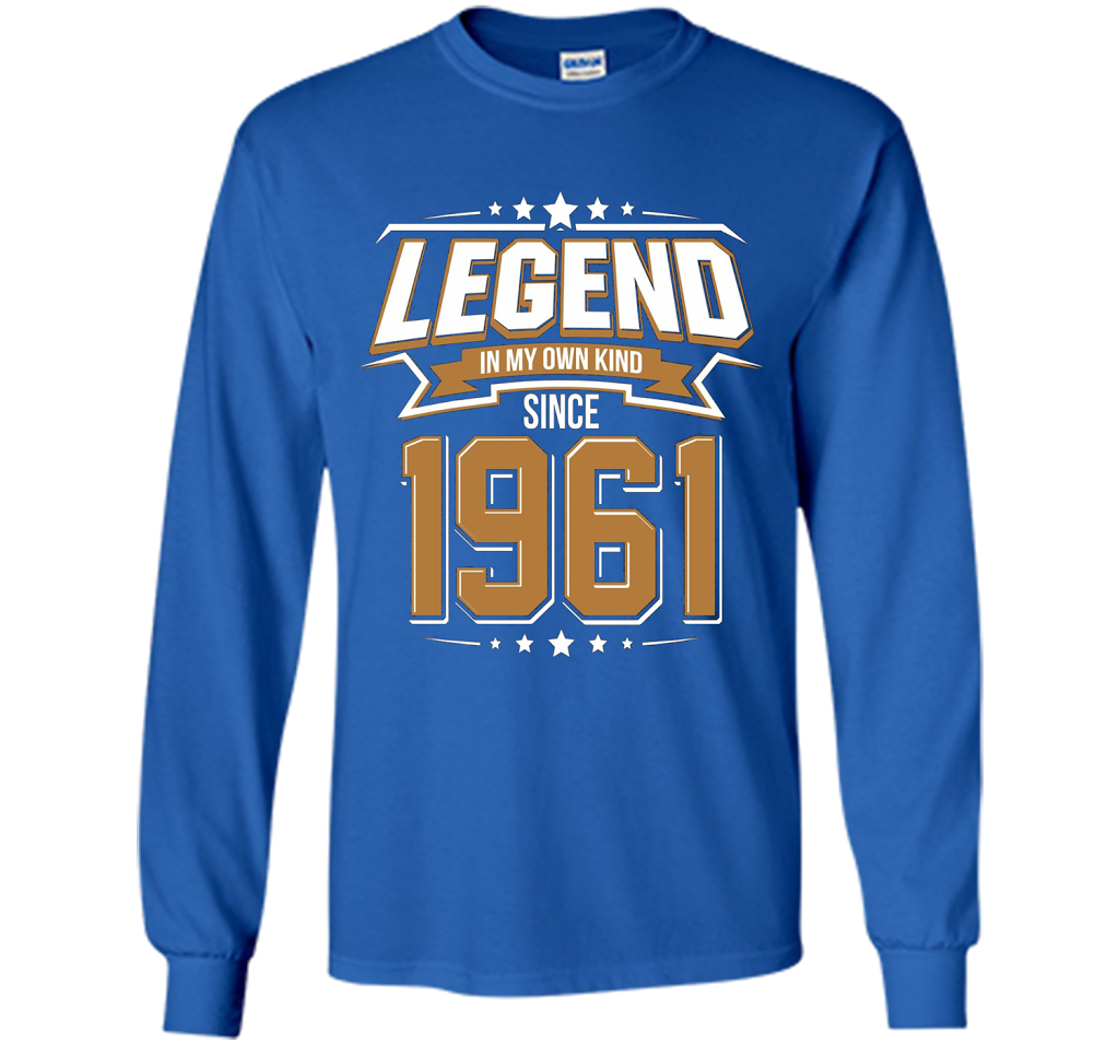 Legend Since 1961 T-Shirt for 56 Years Old Birthday Gifts t-shirt Royal