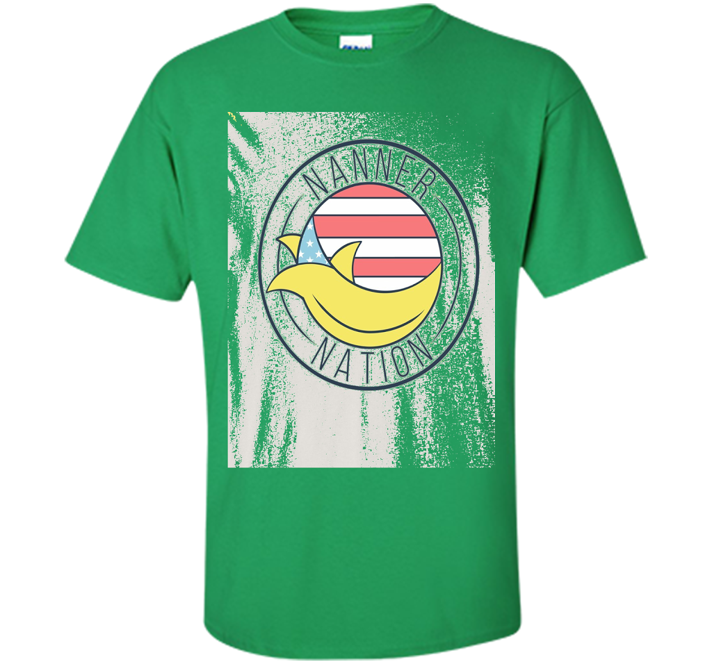 The Official Nanner Nation T-Shirt - Large Emblem shirt Irish Green