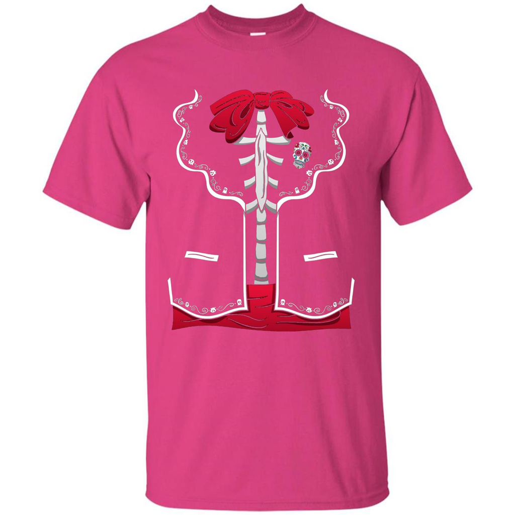 Halloween Costume Dia De Los Muertos T-Shirt Day Of The Dead Heliconia