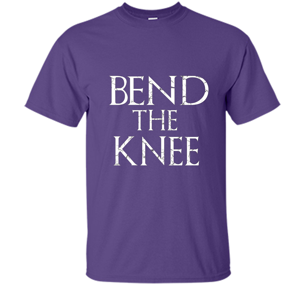 Game Of Thrones T-shirt Bend The Knee Lord T-shirt Purple