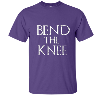 Game Of Thrones T-shirt Bend The Knee Lord T-shirt Purple