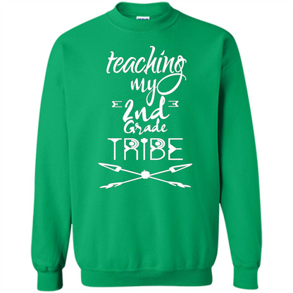 Back To School T-shirt Teaching My Second Grade Tribe Irish Green
