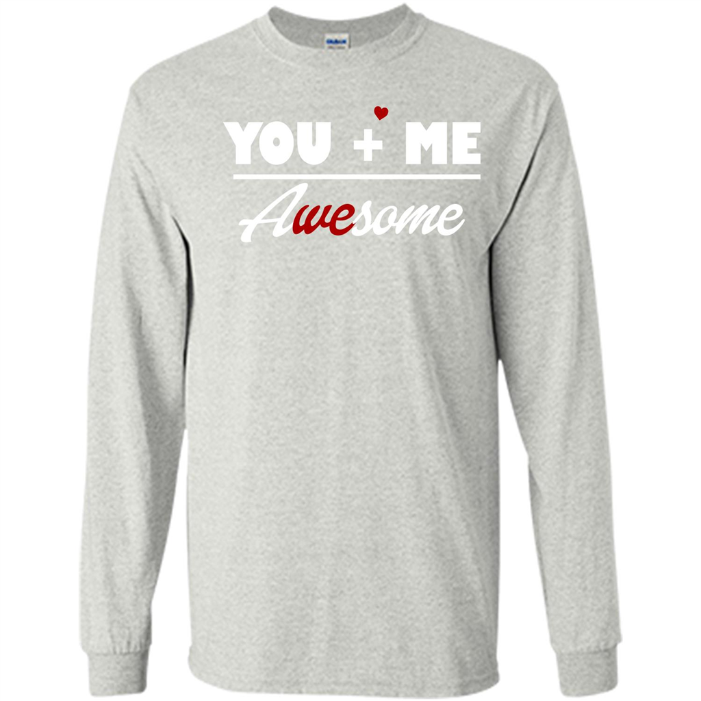 Love T-shirt You and Me Awesome Ash