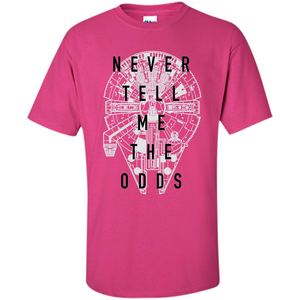 Movie T-shirt Never Tell Me The Odds T-shirt