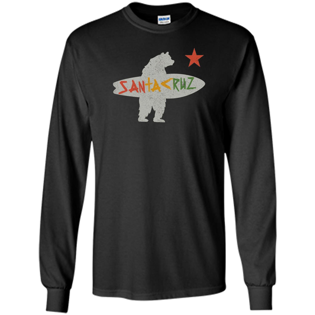 Santa Cruz Surf Bear T-Shirt Black