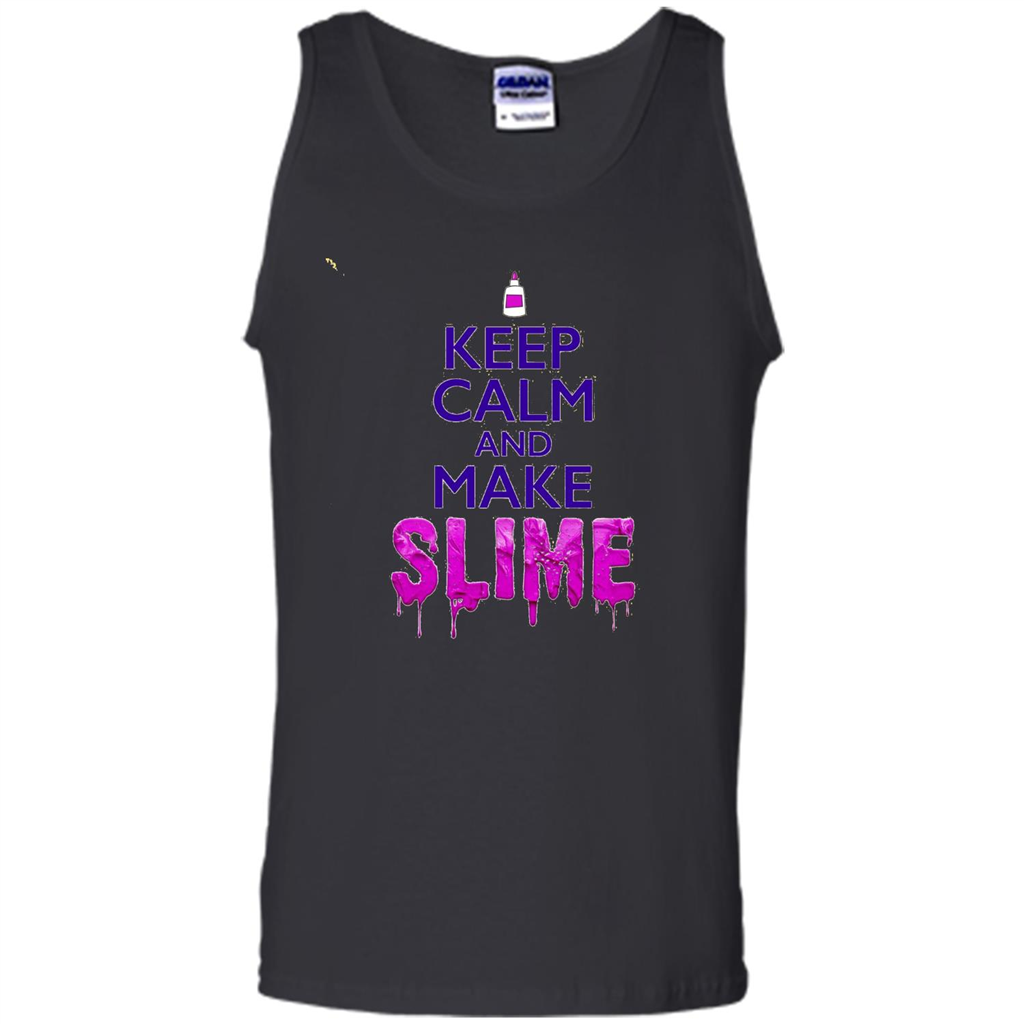 Keep Calm And Make Slime T-shirt Black