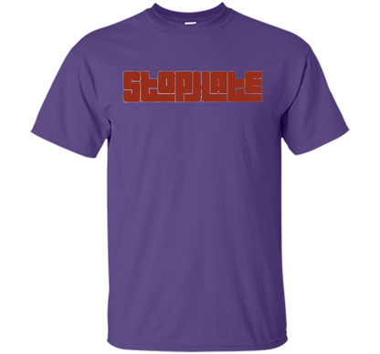 Stop The Hate and Resist the Hate T-Shirt t-shirt Purple
