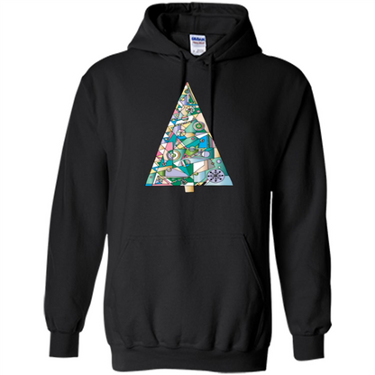 Xmas Tree T-shirt Black