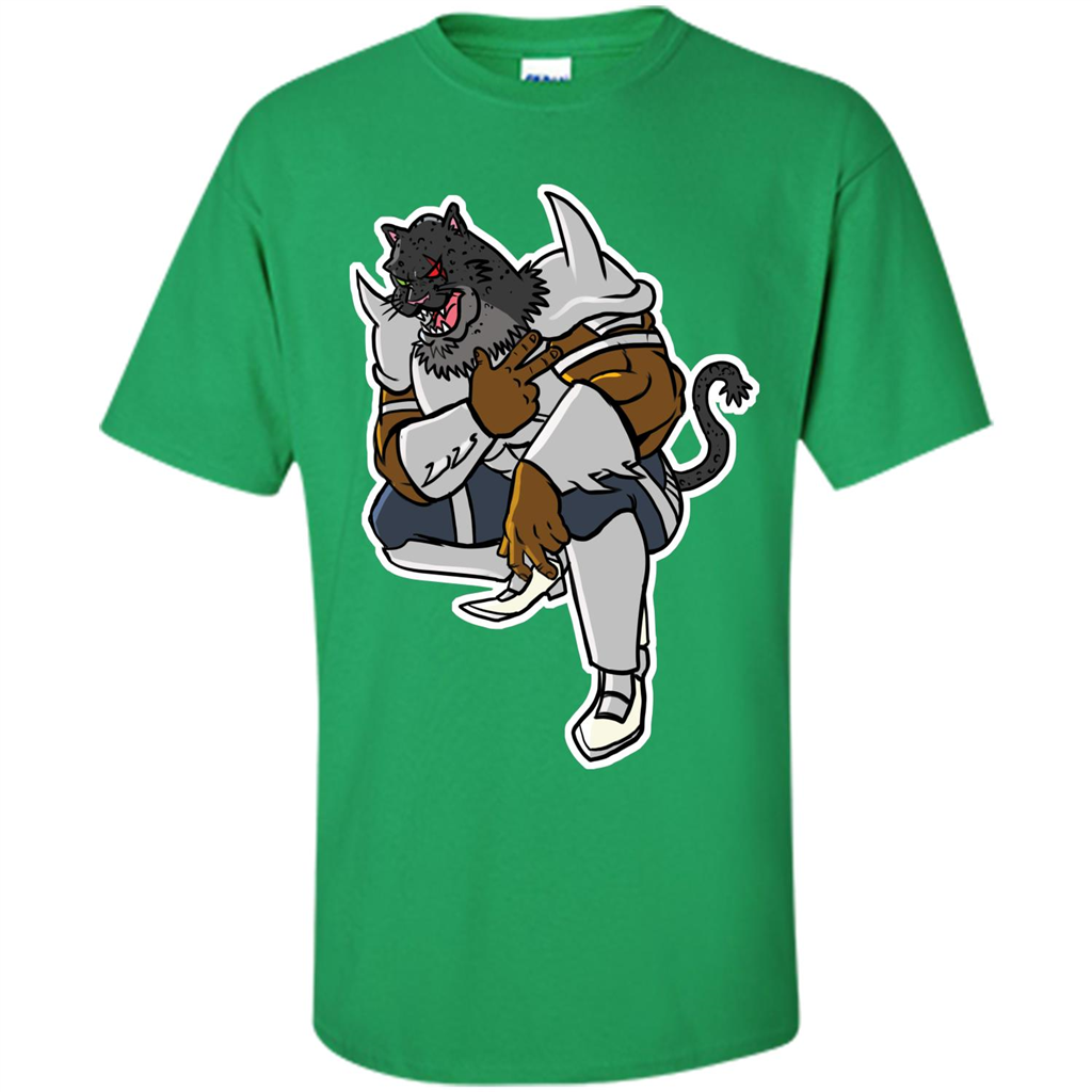 Black King T-Shirt Irish Green