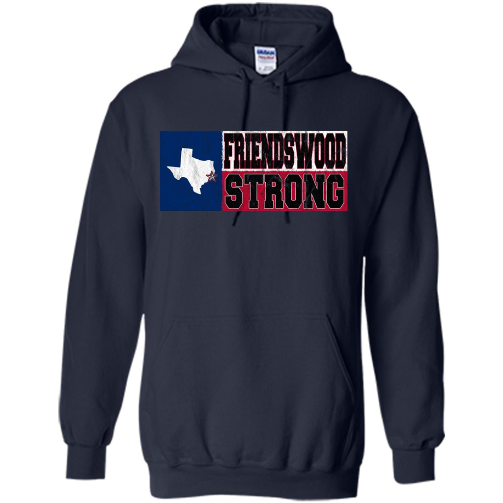 Friendswood Strong - Texas Flag - Friendswood Pride T-shirt Navy