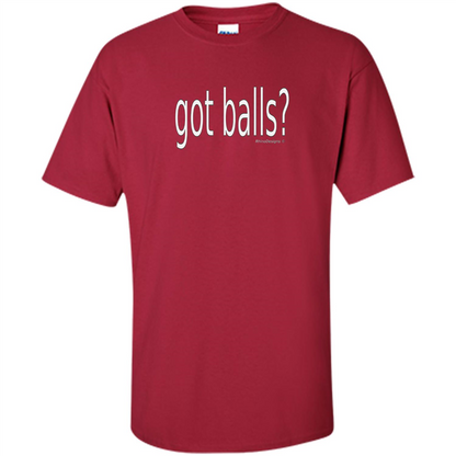 Got Balls Bowling League T-shirt Cardinal