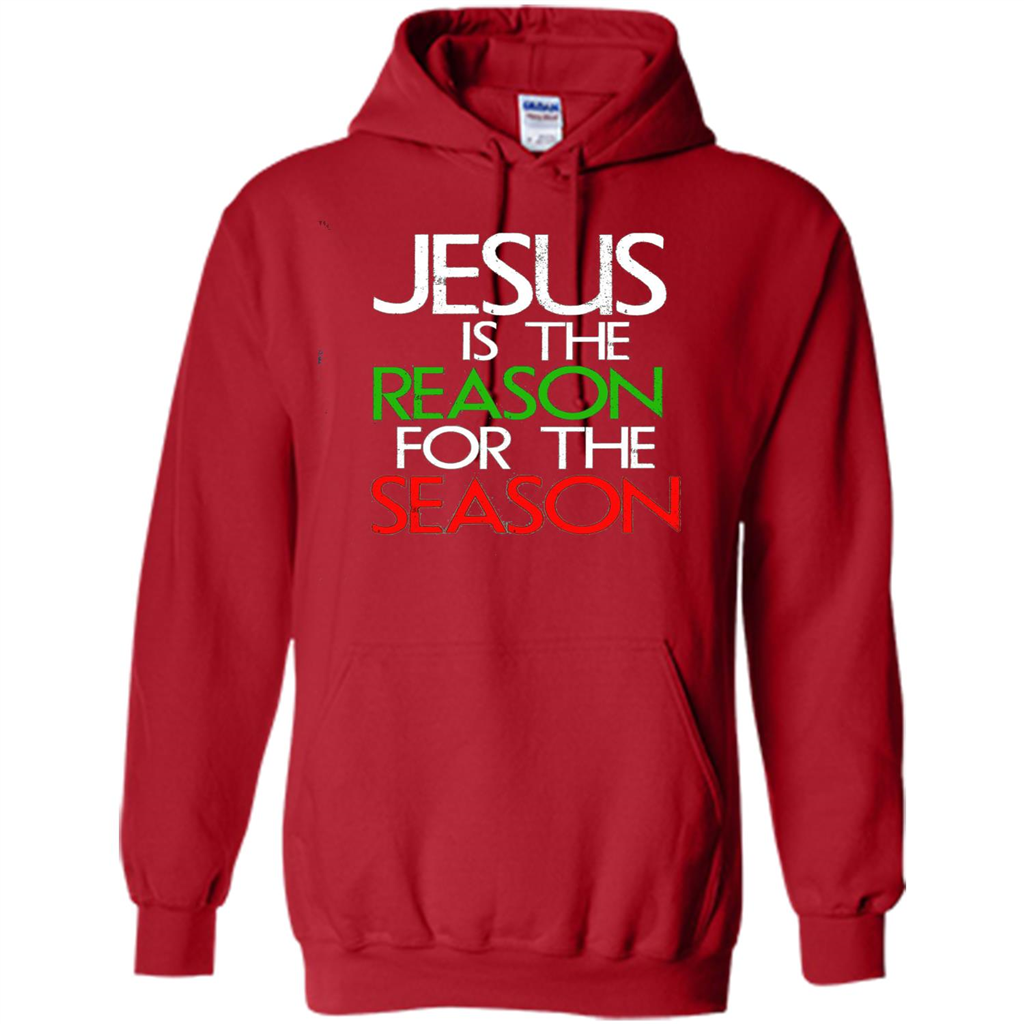 Jesus Is The Reason For The Season Christmas Christian T-Shirt Red