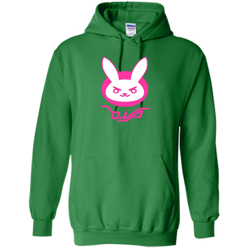 Overwatch D.VA Bunny Spray T-shirt Irish Green