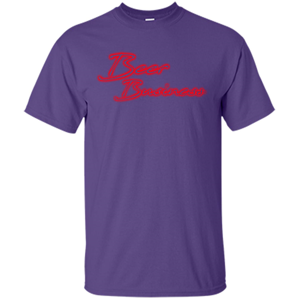 Beer T-shirt Beer Business Purple