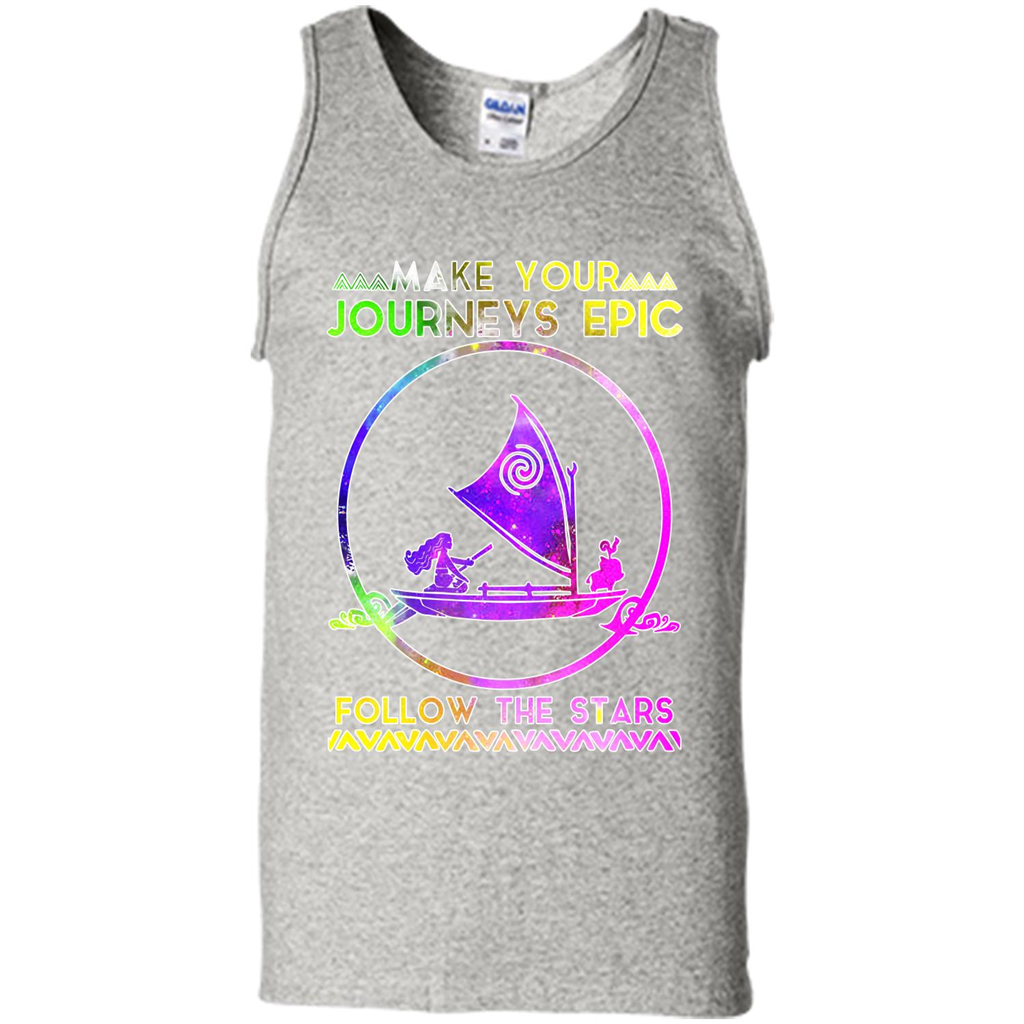 Movie T-shirt Make Your Journeys Epic Follow The Stars Ash