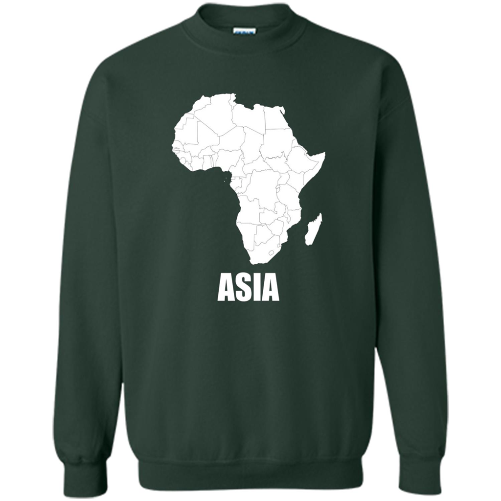 Africa Asia Funny t-shirts - Humor T-shirts Forest Green