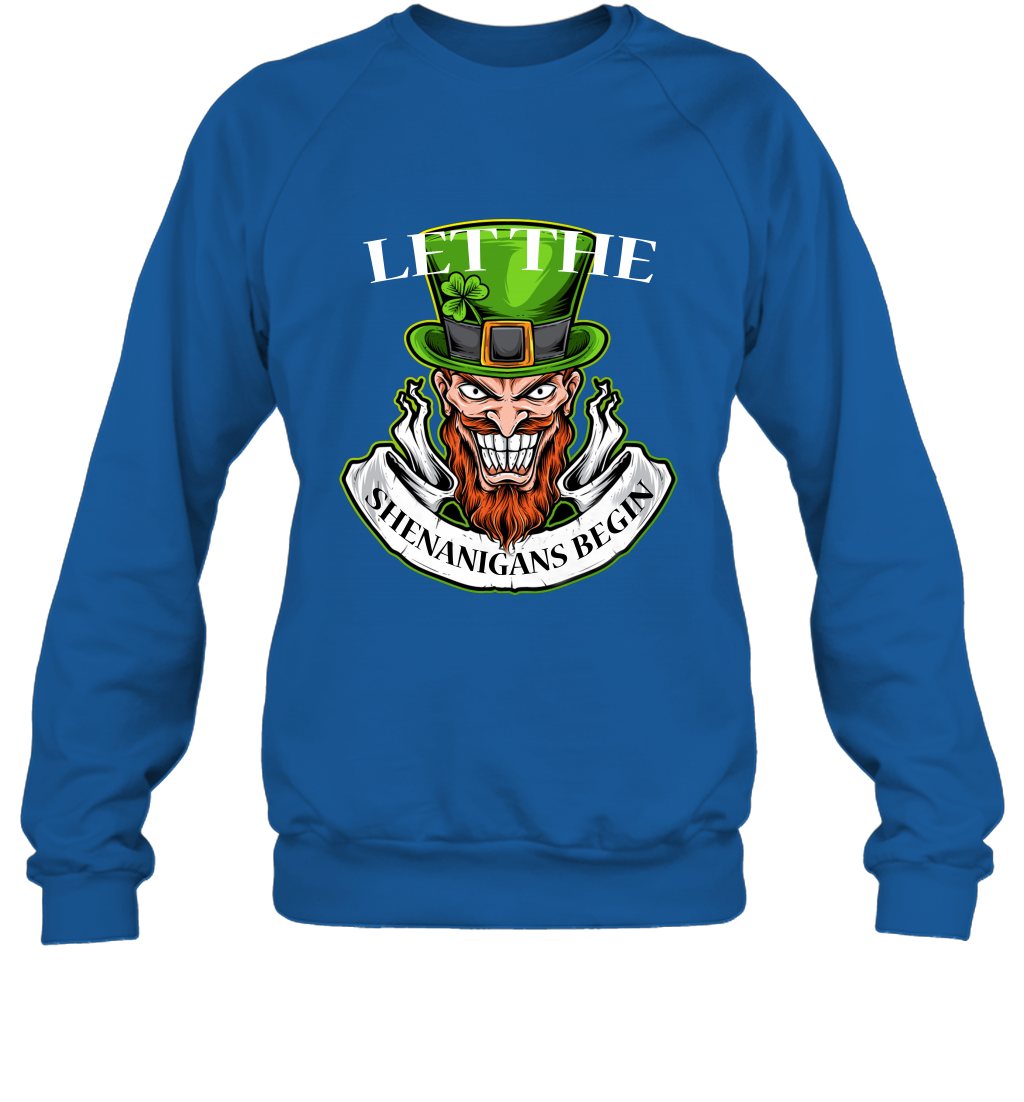 Let The Shenanigans Begin Irish Shirt Sweatshirt Royal