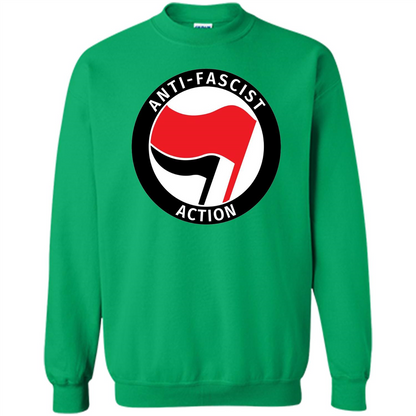 Anti - Fascist Action T-shirt Irish Green