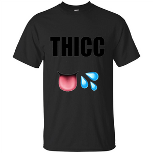 THICC Funny Gym Squat T-shirt