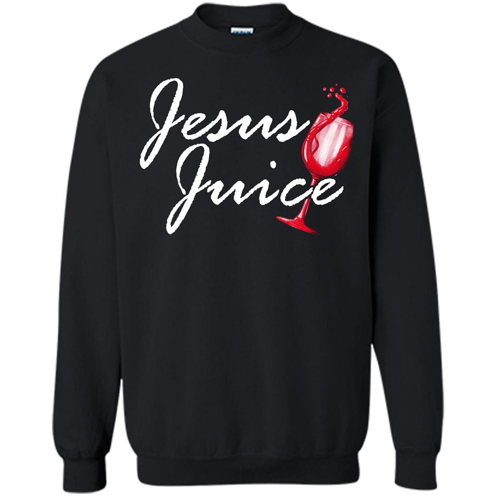 Wine T-shirt Jesus Juice Black