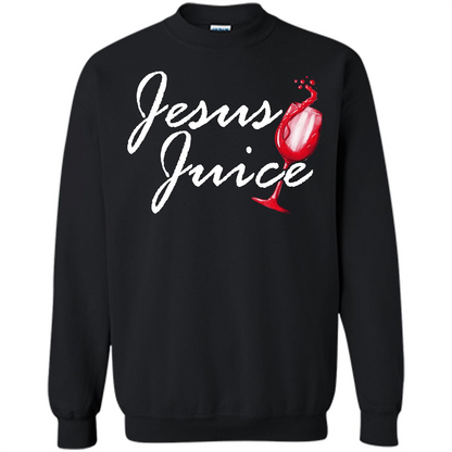 Wine T-shirt Jesus Juice Black