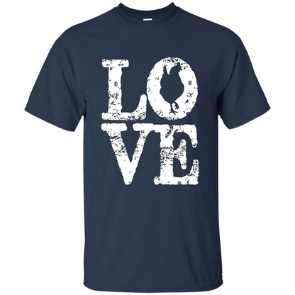 Chickens T-shirt I Love Chickens T-Shirt Navy