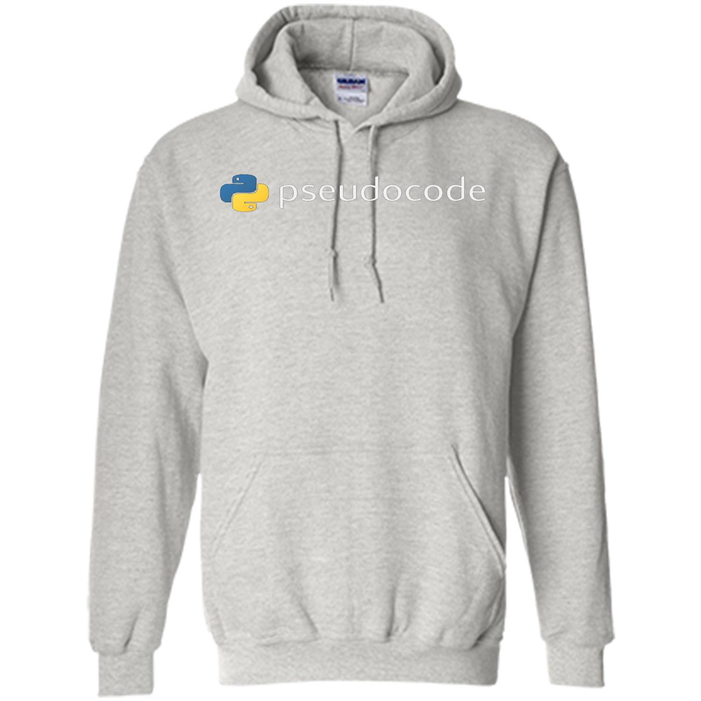 Funny Python Programming Pseudocode T-shirt Ash