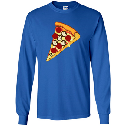 Love Pizza T-shirt More Food Eat Pizza Slice Royal