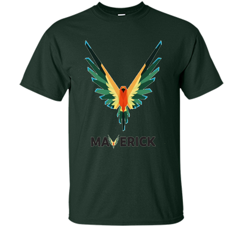 Vibrant T-Shirt Be A Maverick T-shirt Forest Green