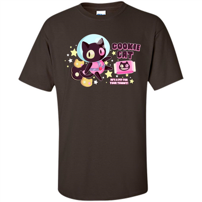 Cookie Cat T-Shirt Dark Chocolate