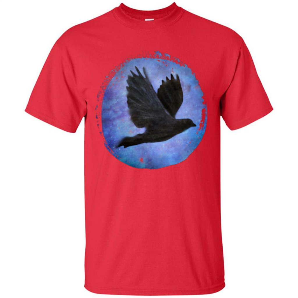Raven In Flight T-shirt Red