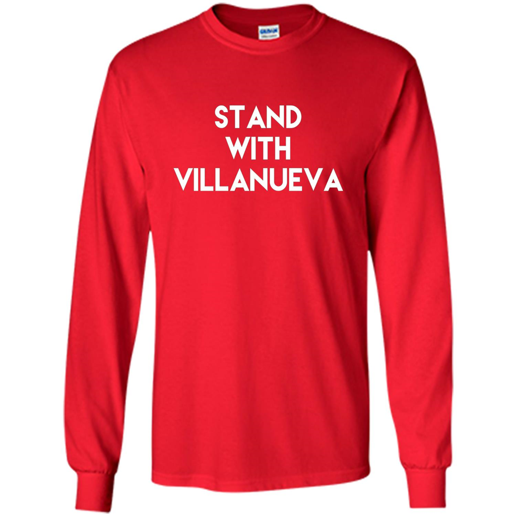 Football T-shirt Stand With Villanueva Red