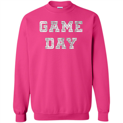 Game Day Football T-Shirt For Football Fans Heliconia