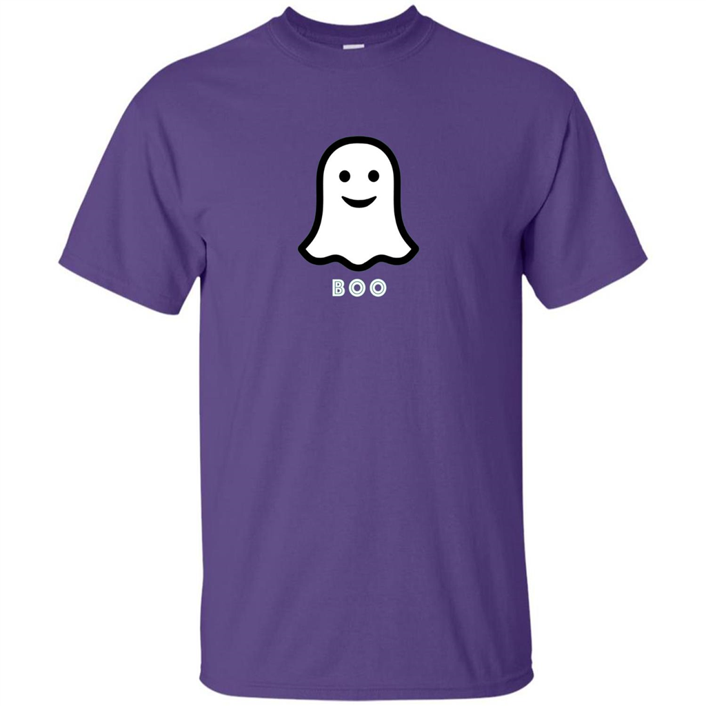 Boo Ghost T-shirt Purple