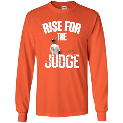 All Rise For The Judge Shirt 99 Baseball T-shirt Orange