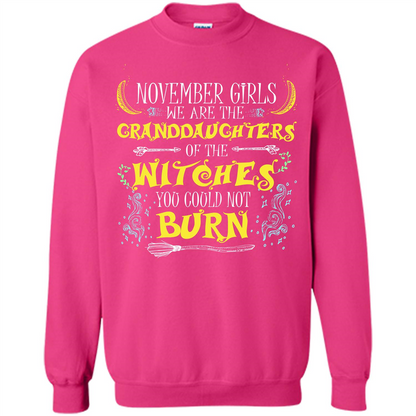 Halloween T-shirt November Girls T-shirt Heliconia