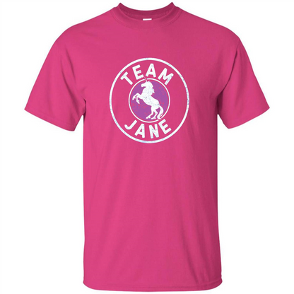 Team Jane Racing Team T-Shirts Heliconia