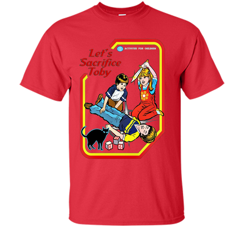 Let's Sacrifice Toby T-shirt Red