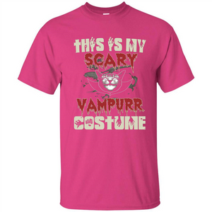 Halloween T-shirt This Is My Vampurr Costume T-Shirt