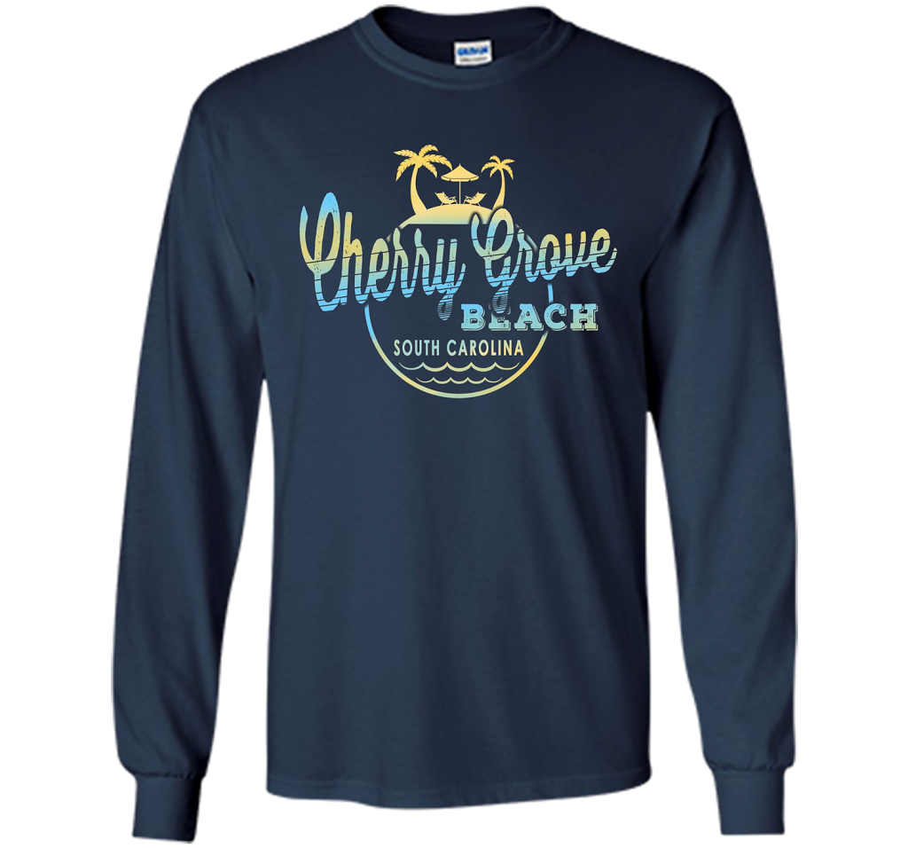 cherry grove South Carolina beach tshirt t-shirt Navy