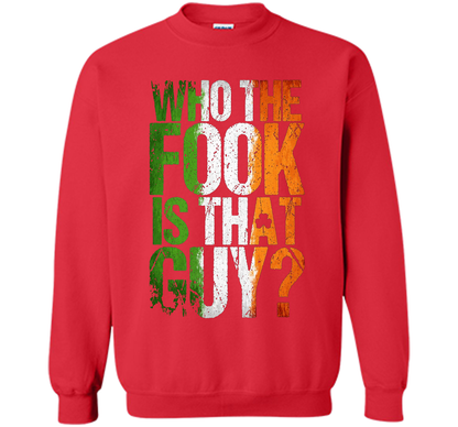 Boxing T-shirt Who The Fook Is That Guy Red