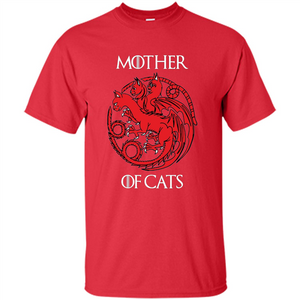 Cat Lovers T-shirt Mother of Cats