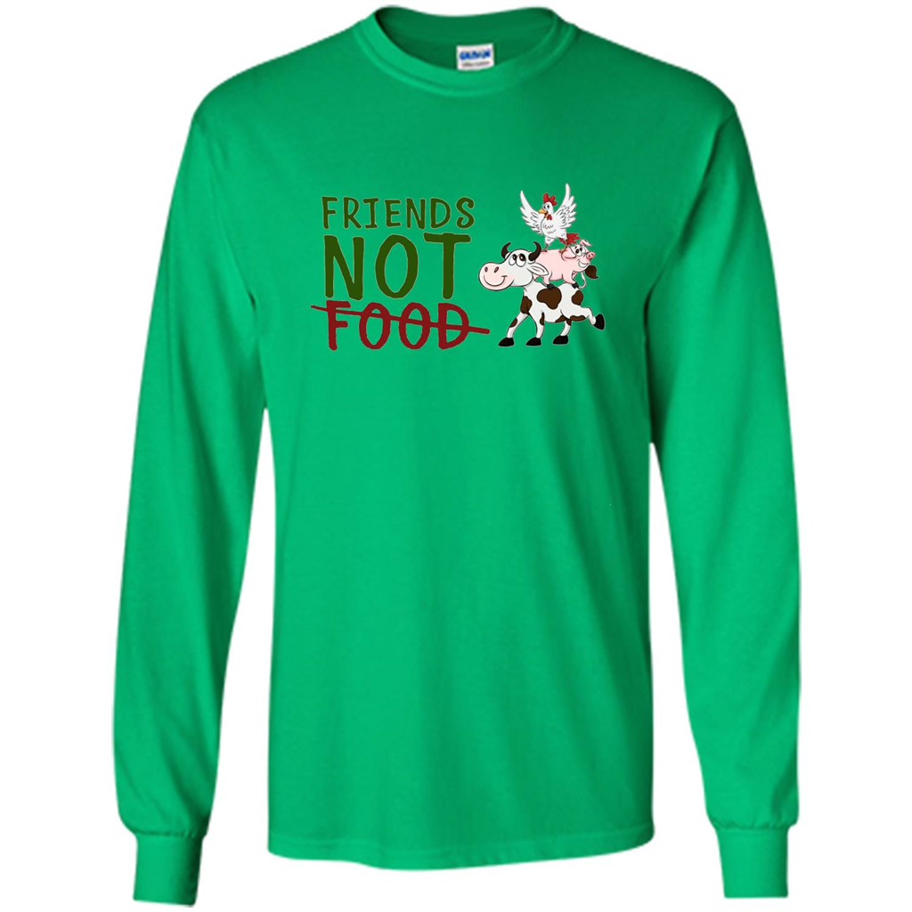 Friends Not Food T-Shirt Irish Green