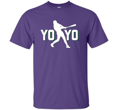 YOYO T-Shirt Chicago Baseball Big Hitter shirt Purple